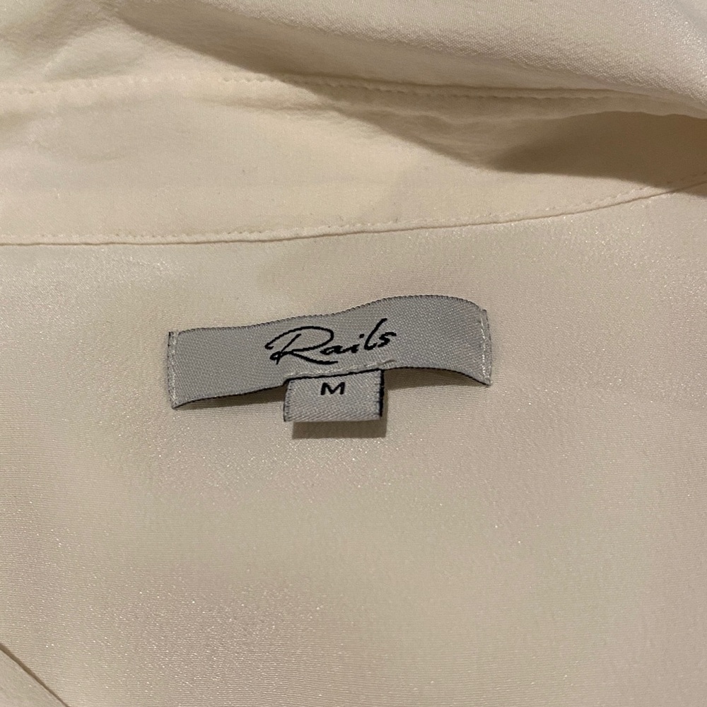 RAILS CORI SILK BUTTON DOWN BLOUSE - Picture 13 of 15